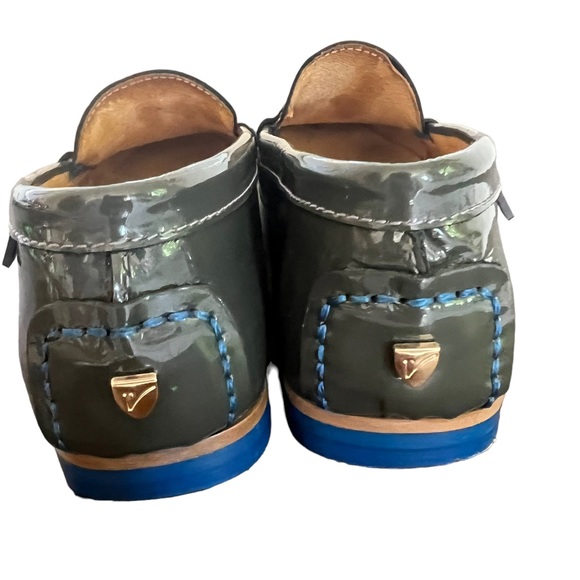 Venettini kids loafers made in Spain size 30 EU or size 12 US dark blue good con - Picture 3 of 6